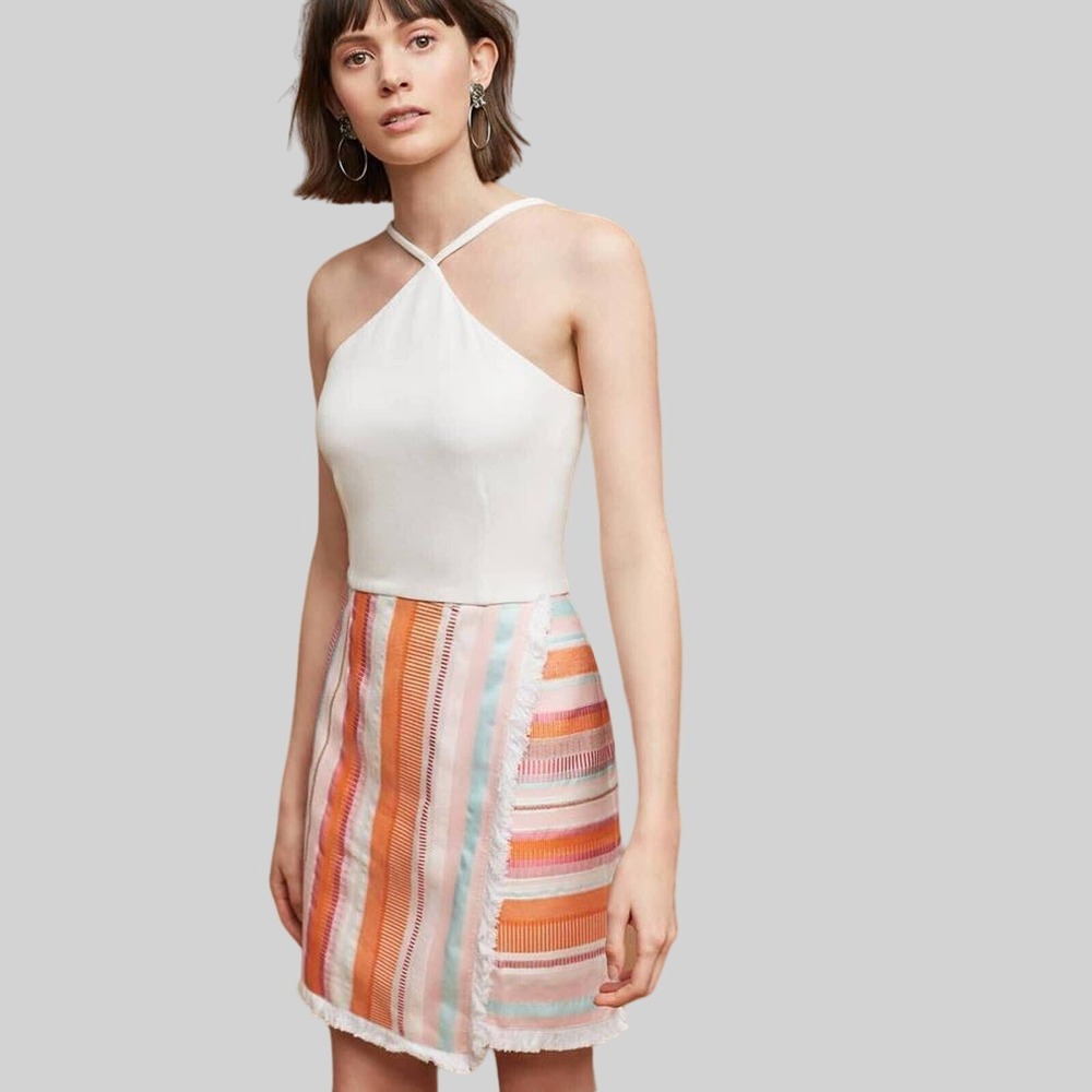 HUTCH Kalyn Summer Wrap Halter Dress by Hutch‎ 6